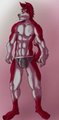 Husky..in undies by AsherTail