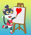 Tiffany Painting -By SkunkyGussy-