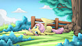 Fluttershy Lounge 2 by mysticalpha