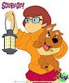 Scooby-Doo - Velma and Scrappy-Doo by SilentSid1992