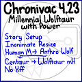 Origins of a Millennial Wolftaur with Power by Huntermun