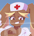 Nurse Lopunny Adoptable by negullust