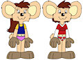 rebekah and issac koala by CartoonFoxArt2002