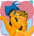 A Warm and Loving Hug Between Lovers