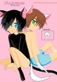 Shade and Chris the Kitty as Nekos 