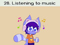 Day 28: Listening to Music (30-Day OC Challenge)
