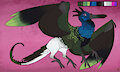 Florian Mellivera the Hummingbird-dragon - By TheDinosaurMann!