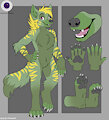 Yellow Stripe Hyena Adopt-OPEN