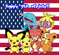 Happy 4th of july by the pichu posse!
