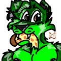 Saúl El Hombre Lobo 1998 Eating his pizza