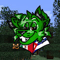 Saúl El Hombre Lobo 1998 Wearing his Mexico-half-Cuba bandana