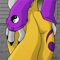 Renamon Buttshow by Ruthaa