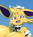 Jolteon Maid adoptable by negullust