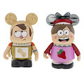 Dipper Pines and Mabel Pines Summerween Vinylmation Figurines