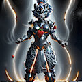 Armored Snow Leopard Warrior