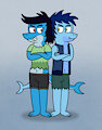 Shairak and Tiburk the shark siblings