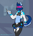 Cyberpunk Liberty by bluecoffeedog
