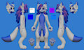 Vrchat ref sheet by SnowyTheArcticFox