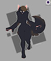 Black Brown Samoyed Adopt-CLOSED
