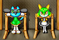 Amelia & Goldie's Pillory Challenge (Commission) by Tho6Who4