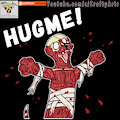 Hug ME Squigs Weasel Sticker Pack By CraftyAndy and PULEX