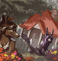 Out In The Garden by JellyBats