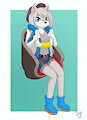 Rebecca Lee Is Strapped In! (Commission)