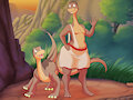 Littlefoot and Littlefoot by TriasTheDinoArtist