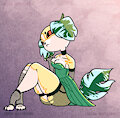 Monstera Dog Girl