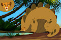 Simba Gets the Paper - 4B by stuffalso