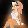 Lola bunny in the sauna! by LemLim22