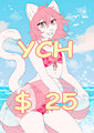 Summer Float YCH by PancakeBunny