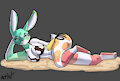 Commission - Ethonah - Sunbathing rabbit