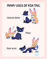 Many uses of fox tail