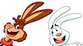 Two Fat Cereal Bunnies!