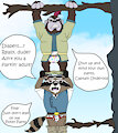 UNDERWEAR DAY 2024 #1: Bobo Haha and Rocket Raccoon by TexasKingoftheGeeks