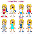 Muay Thai Marian's Outfits