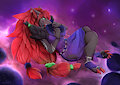 Hugging the universe by Lycangel
