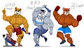 North Korean Cartoon Character Trio - Clever Raccoon Dog