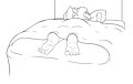 Anthro JC sleeping