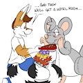 [Old Art] Flirting with Dario by Rawr