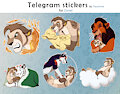 Telegram stickers for Zariel