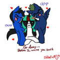 Blue burds of annoyance by SkaDoodle