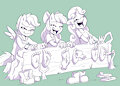 Three Ticklish Fillies by illuminations