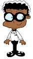 Clyde McBride in his White Tuxedo Shirt