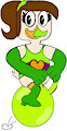 Louie Duck Girly Aerobics Giant Hopper Bounce by DemonFuego48