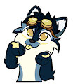 Playful Paws sticker YCH for KAKIS