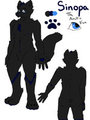 Sinopa Ref Sheet by WhiteFox42