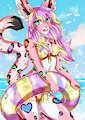 Summer Float Hana by PancakeBunny