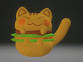 3D Catburger Turntable